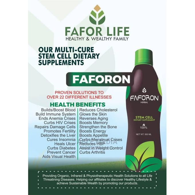Faforlife Faforon Herbal for Diabetes, HBP, Stroke etc (2 big bottles ...