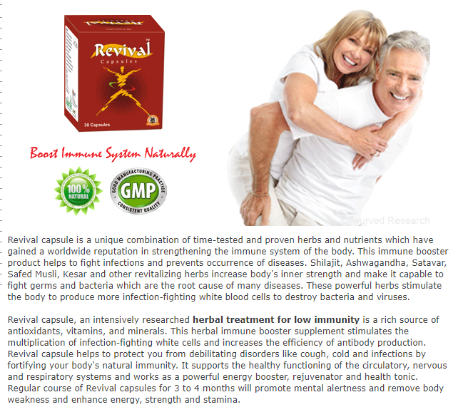 Revival Capsule - low immunity treatment - Kidney&Gallbladder Stones ...