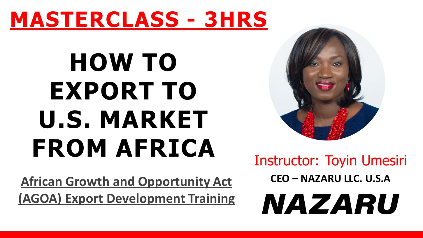Export Training - Nazaru | Flutterwave Store