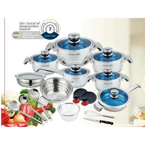 26 PCs 7 star Stainless Steel Cookware Set - Home Affairs | Flutterwave ...